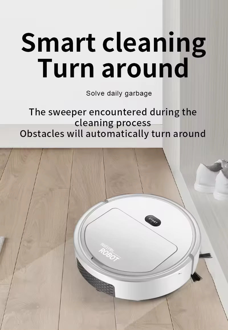 4-in-1 Smart Sweeping Robot Vacuum Cleaner (USB Charging)