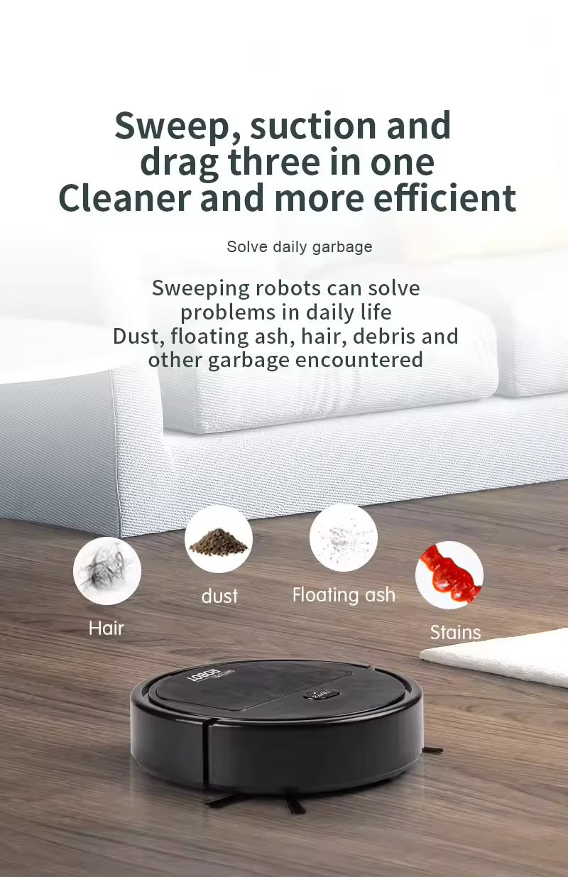 4-in-1 Smart Sweeping Robot Vacuum Cleaner (USB Charging)