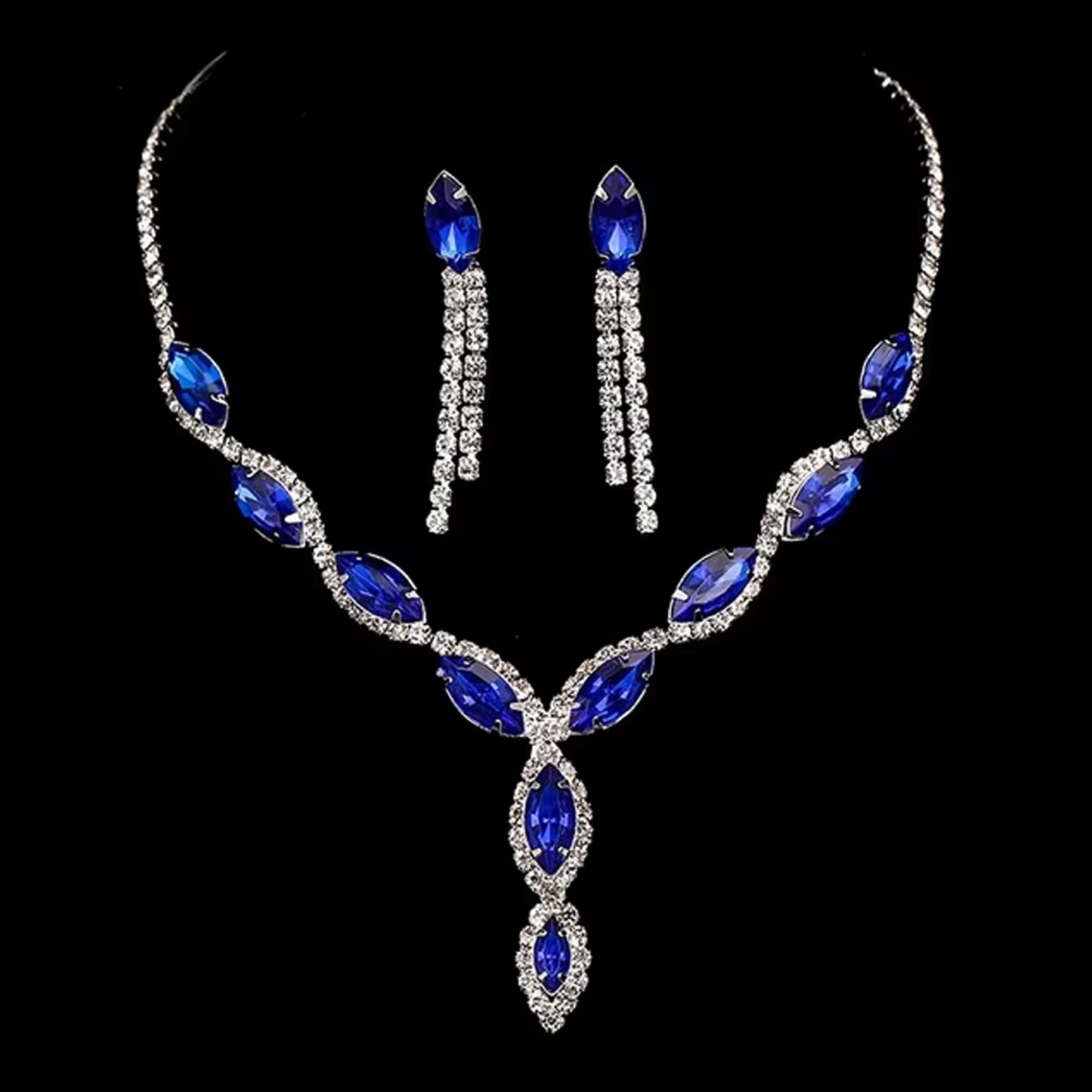 Necklace And Earrings Set (1 Set Mix Color)