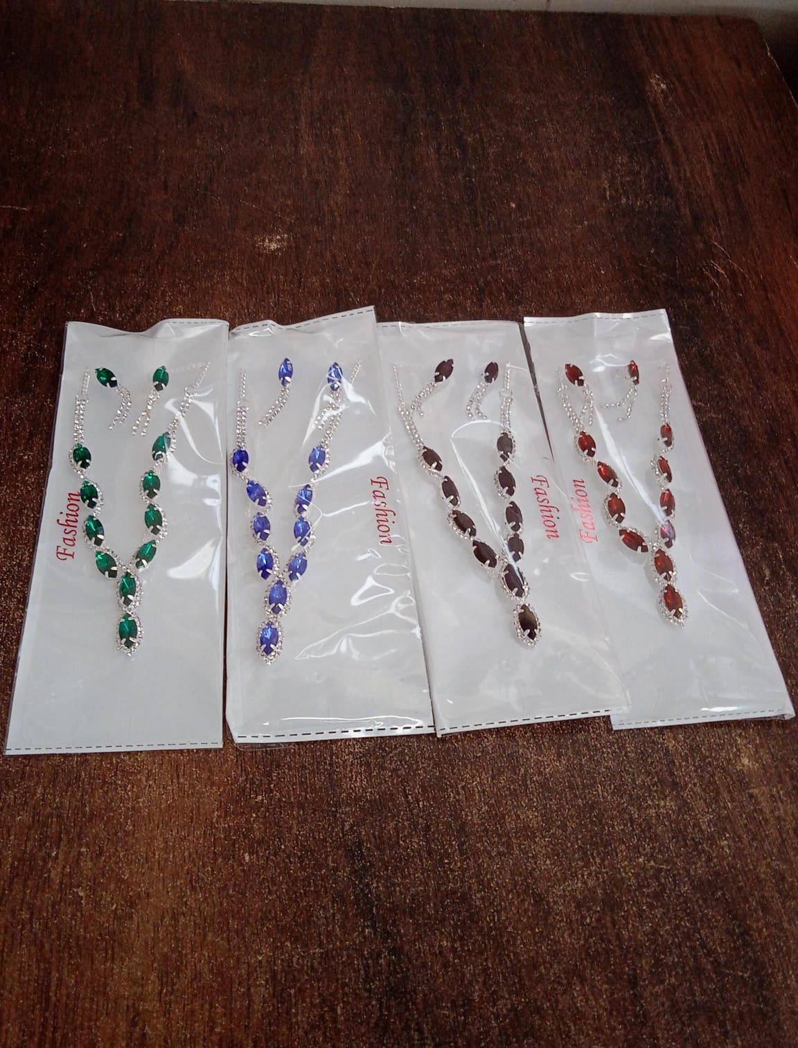 Necklace And Earrings Set (1 Set Mix Color)